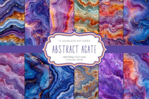 Abstract Agate Seamless Patterns: The Ultimate Guide to Elevating Your Creative Projects