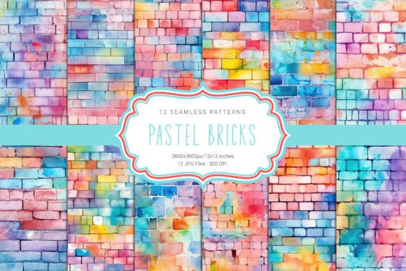 Colorful Bricks Seamless Patterns: The Ultimate Resource for Vibrant Digital Design