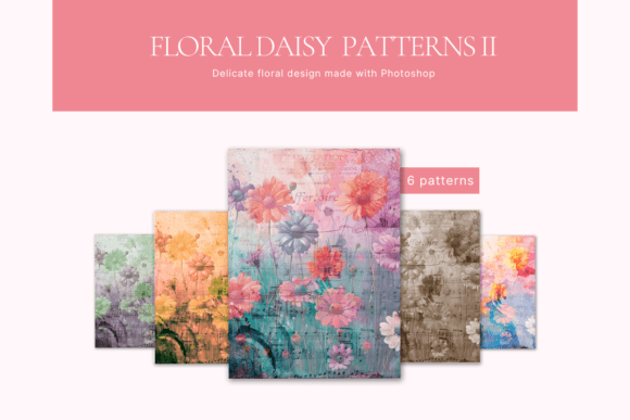DAISY PATTERNS II: A Practical Review of Watercolor Textures for Creative Projects