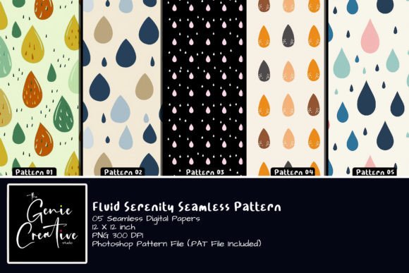 Fluid Serenity Seamless Patterns Set: A Comprehensive Evaluation for Creative Professionals