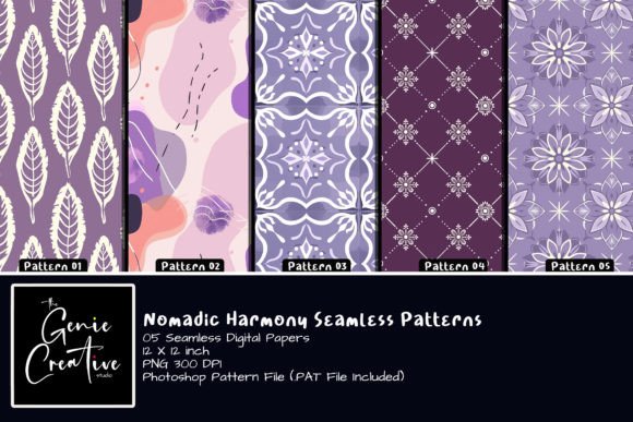 Nomadic Harmony Seamless Patterns Set: A Strategic Asset for Creative Projects