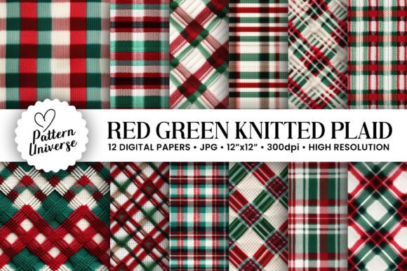 Red Green Knitted Plaid Patterns: The Ultimate Resource for Festive Crafting
